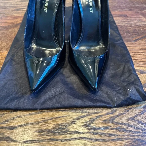 SAINT LAURENT OPYUM PUMPS IN PATENT LEATHER - 38.5 - Picture 6 of 15